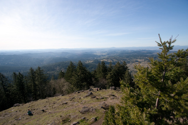 View from the top of Spencer's Butte