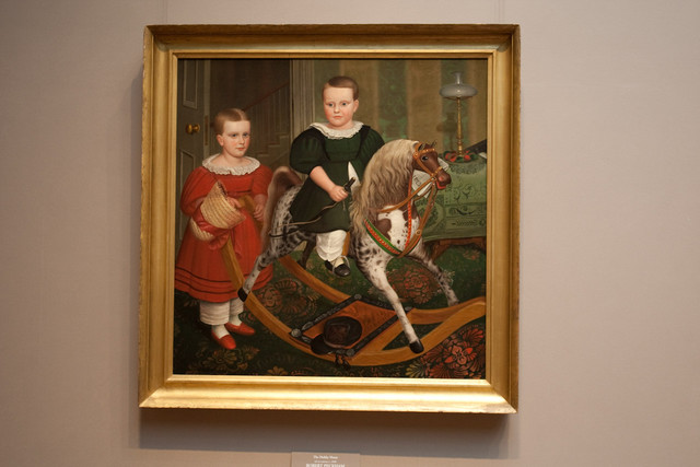 National Gallery "The Hobby Hourse" or creepy children by Robert Peckham