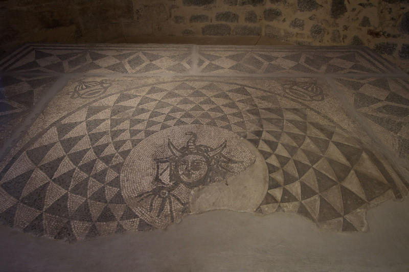 Mosaic in Catstello Ursino