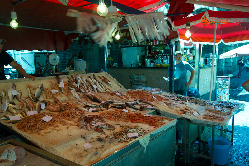 The Catania fish market